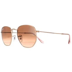Ray-Ban Sunglasses Hexagonal RB3548N 9069A5 Polished Bronze Copper Bro