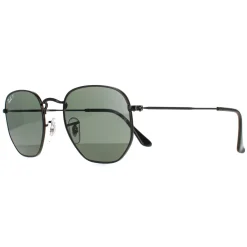 Ray-Ban Sunglasses Hexagonal RB3548N 002/58 Polished Black Green Polar