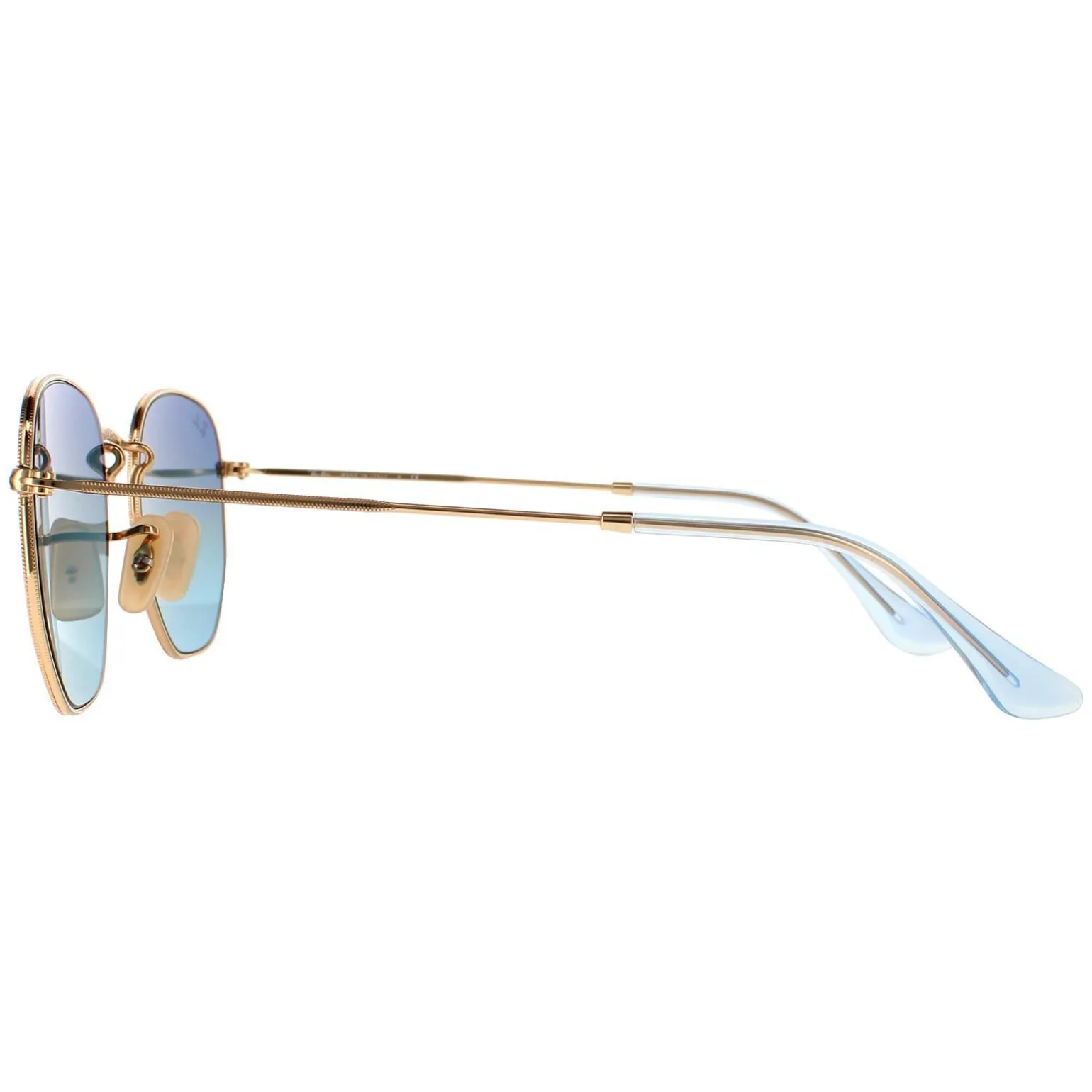 Ray-Ban Sunglasses Hexagonal RB3548N 91233M Gold Blue Grey Gradient