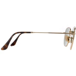 Ray-Ban Sunglasses Hexagonal 3548N 001/9O Gold Light Blue Gradient Mir