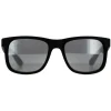 Ray-Ban Sunglasses Justin 4165 622/6G Rubber Black Grey Mirror