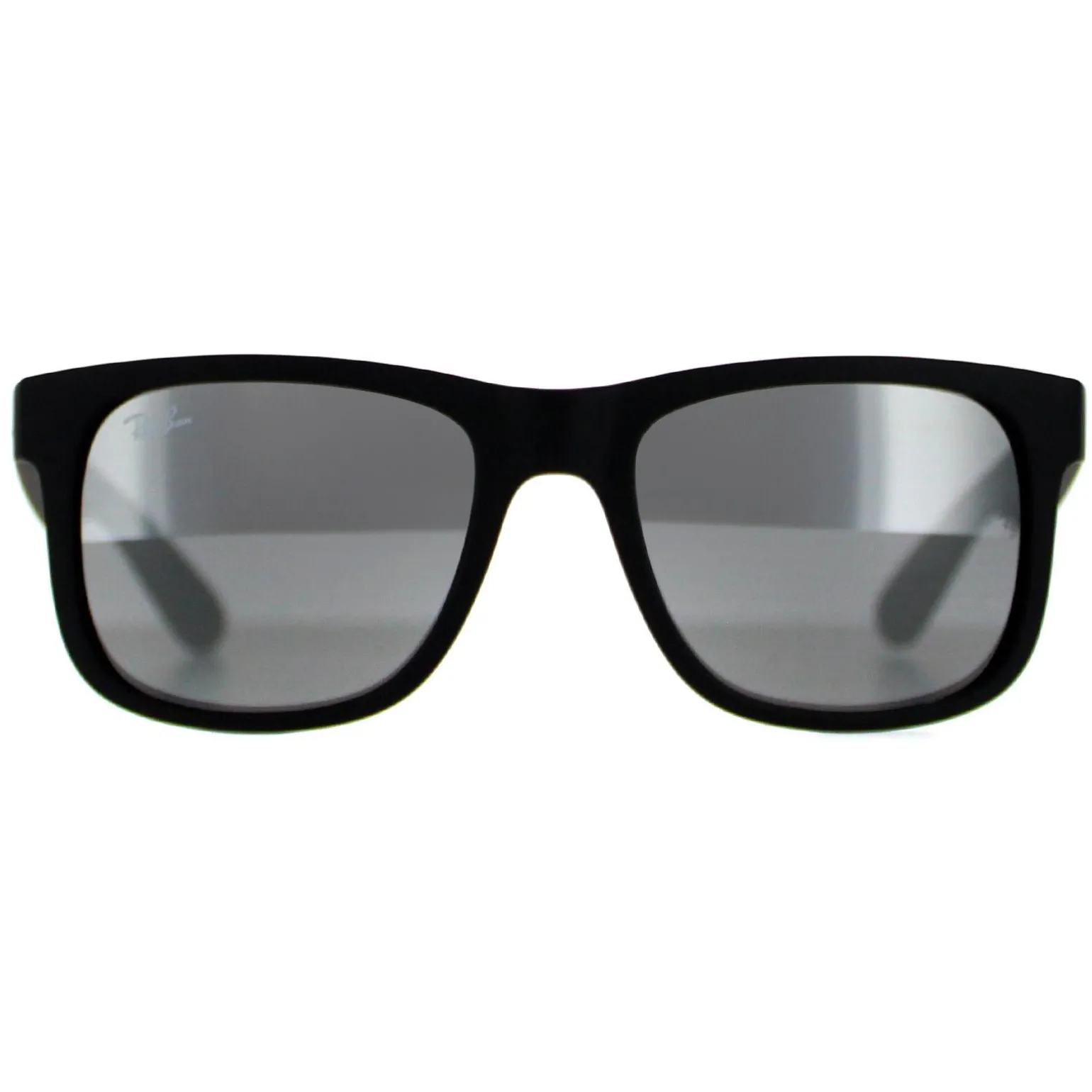 Ray-Ban Sunglasses Justin 4165 622/6G Rubber Black Grey Mirror 51mm