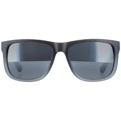 Ray-Ban Sunglasses Justin 4165 852/88 Rubber Grey Silver Mirror Gradie