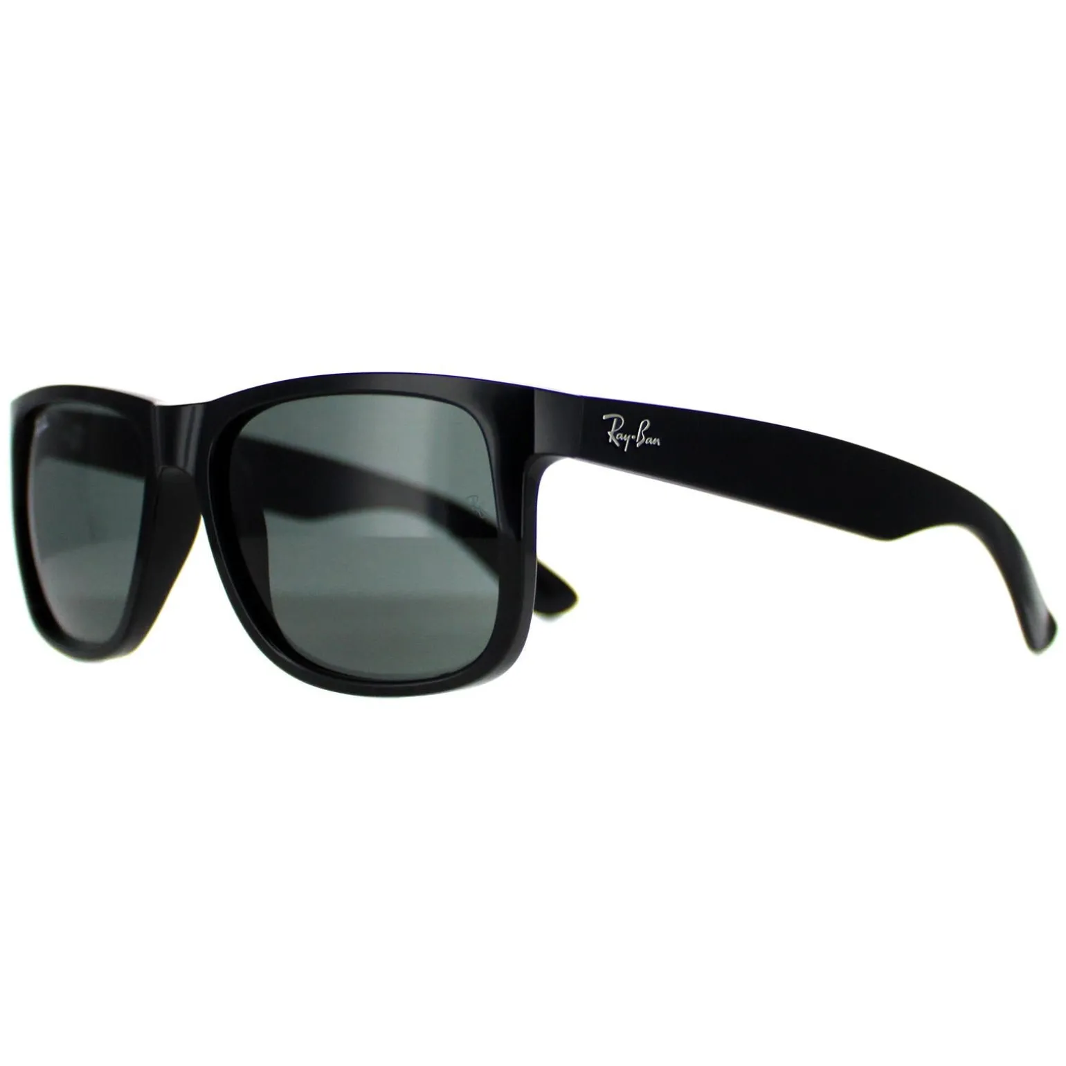 Ray-Ban Sunglasses Justin 4165 601/71 Shiny Black Green