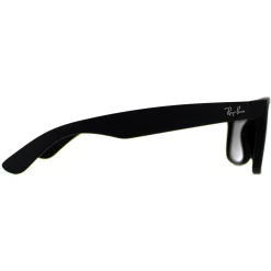 Ray-Ban Sunglasses Justin 4165 622/6G Rubber Black Grey Mirror