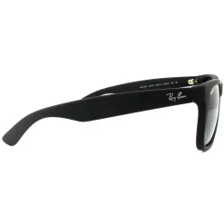 Ray-Ban Sunglasses Justin 4165 622/T3 Black Rubber Grey Gradient Polar