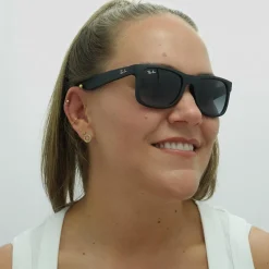Ray-Ban Sunglasses Justin 4165 601/8G Rubber Black Grey Gradient