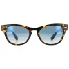 Ray-Ban Sunglasses Laramie RB2201 13323F Yellow Havana Blue Gradient 5
