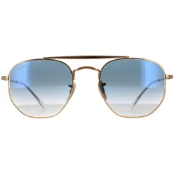 Ray-Ban Sunglasses Marshal 3648 001/3F Gold Light Blue Gradient