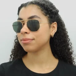 Ray-Ban Sunglasses Marshal 3648 001 Gold Green G-15