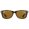 Ray-Ban Sunglasses New Wayfarer 2132 710 Light Havana Brown 52mm