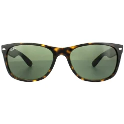 Ray-Ban Sunglasses New Wayfarer 2132 902/58 Tortoise Green Polarized 5