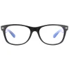 Ray-Ban Sunglasses New Wayfarer 2132 901/BF Black Clear With Blue Ligh