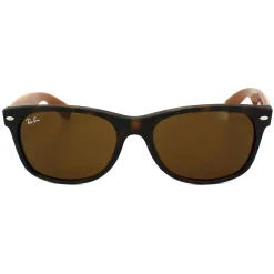 Ray-Ban Sunglasses New Wayfarer 2132 6179 Matt Havana Brown 55mm