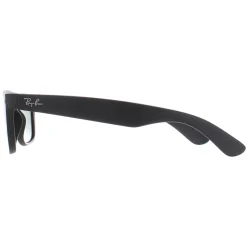 Ray-Ban Sunglasses New Wayfarer 2132 622 Black Rubber Green Small 52mm