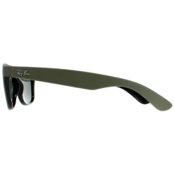 Ray-Ban Sunglasses New Wayfarer 2132 646531 Rubber Military Green on B