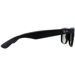 Ray-Ban Sunglasses New Wayfarer 2132 622/30 Rubber Black Silver Flash