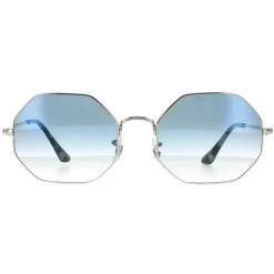 Ray-Ban Sunglasses Octagon RB1972 91493F Silver Blue Gradient 54mm