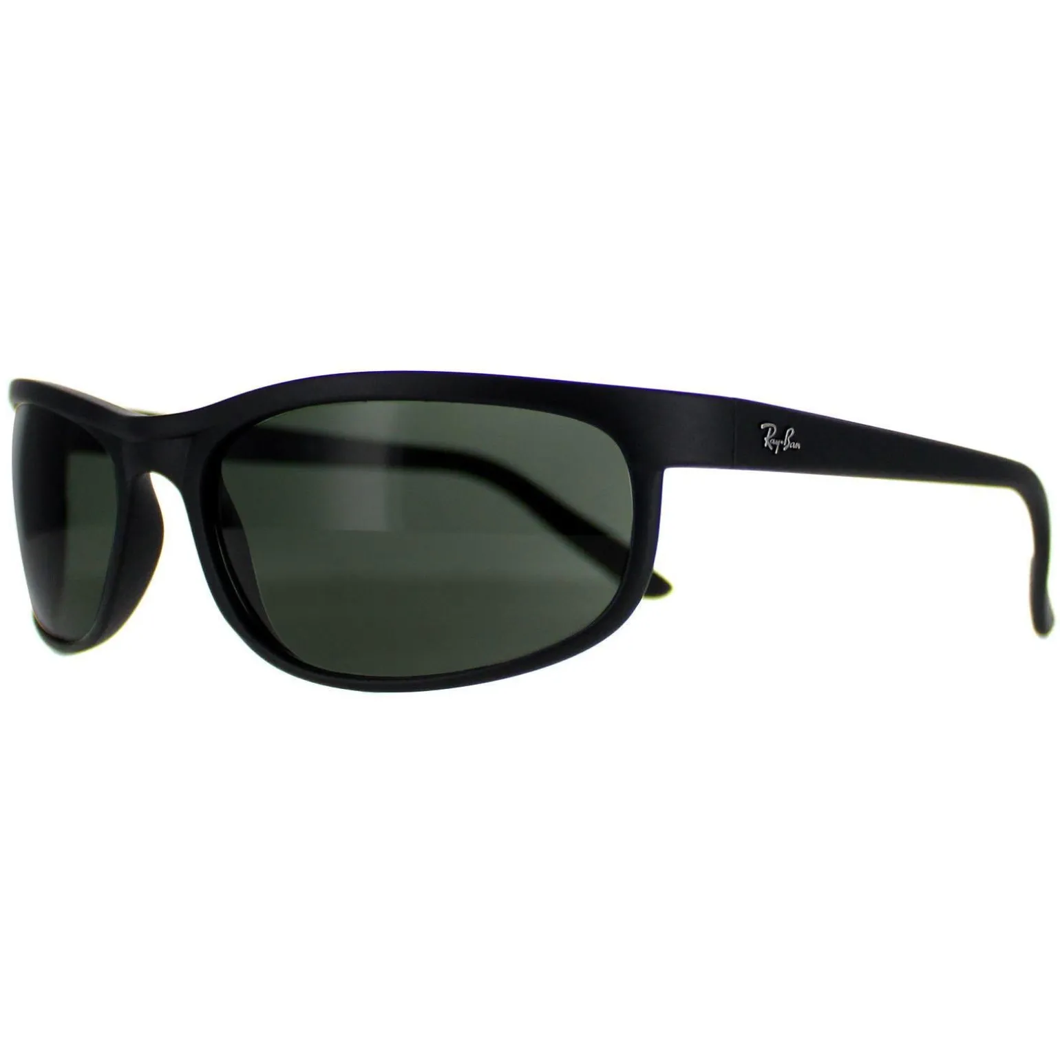 Rayban Sunglasses Predator 2 2027 Black Matt Black Green W1847