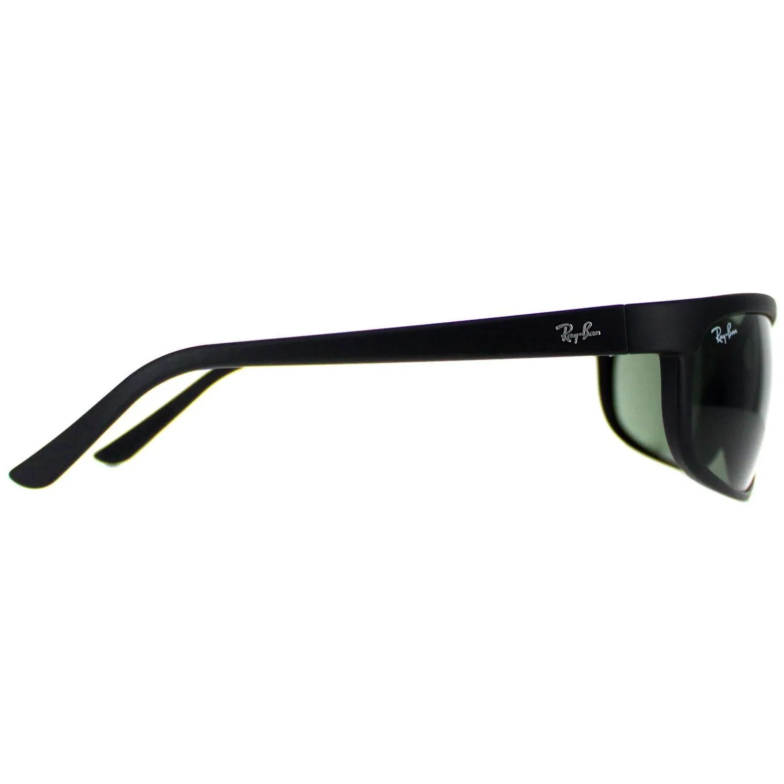 Rayban Sunglasses Predator 2 2027 Black Matt Black Green W1847