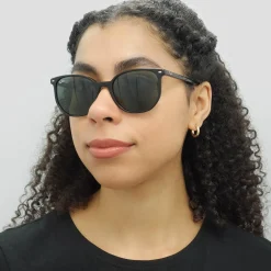 Ray-Ban Sunglasses RB2197 Elliot 901/31 Polished Black G15 Green