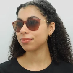 Ray-Ban Sunglasses RB4171 Erika 659013 Transparent Light Brown Brown G