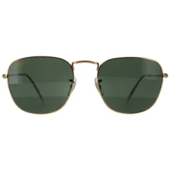 Ray-Ban Sunglasses RB3857 Frank 919631 Gold G-15 Green