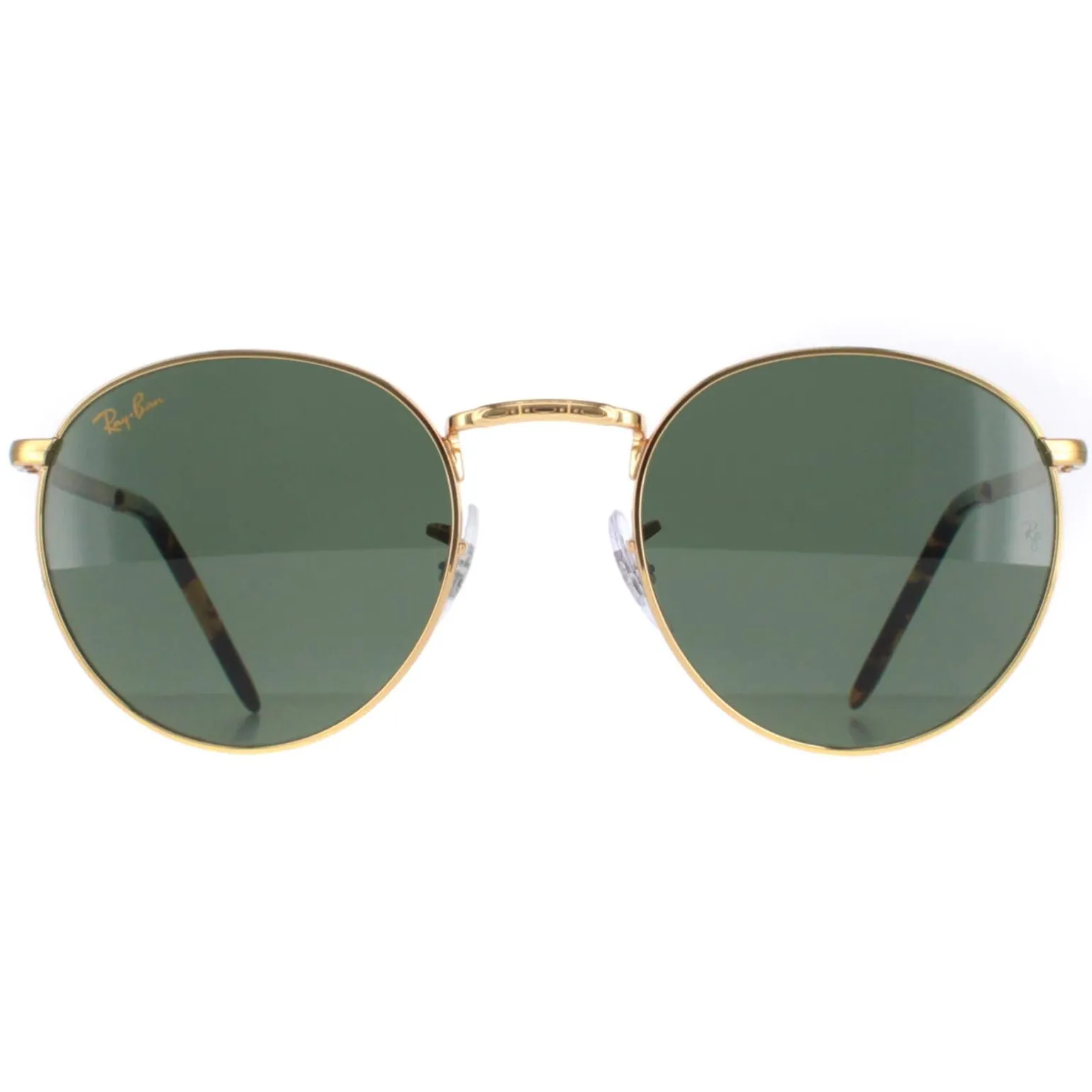 Ray-Ban Sunglasses RB3637 New Round 919631 Gold Green