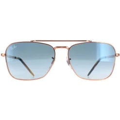 Ray-Ban Sunglasses RB3636 New Caravan 92023F Rose Gold Blue Gradient