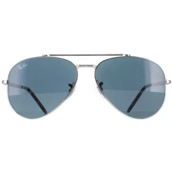 Ray-Ban Sunglasses RB3625 New Aviator 003/R5 Polished Silver Blue