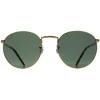 Ray-Ban Sunglasses RB3637 New Round 919631 Gold Green