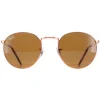 Ray-Ban Sunglasses RB3637 New Round 920233 Rose Gold Brown
