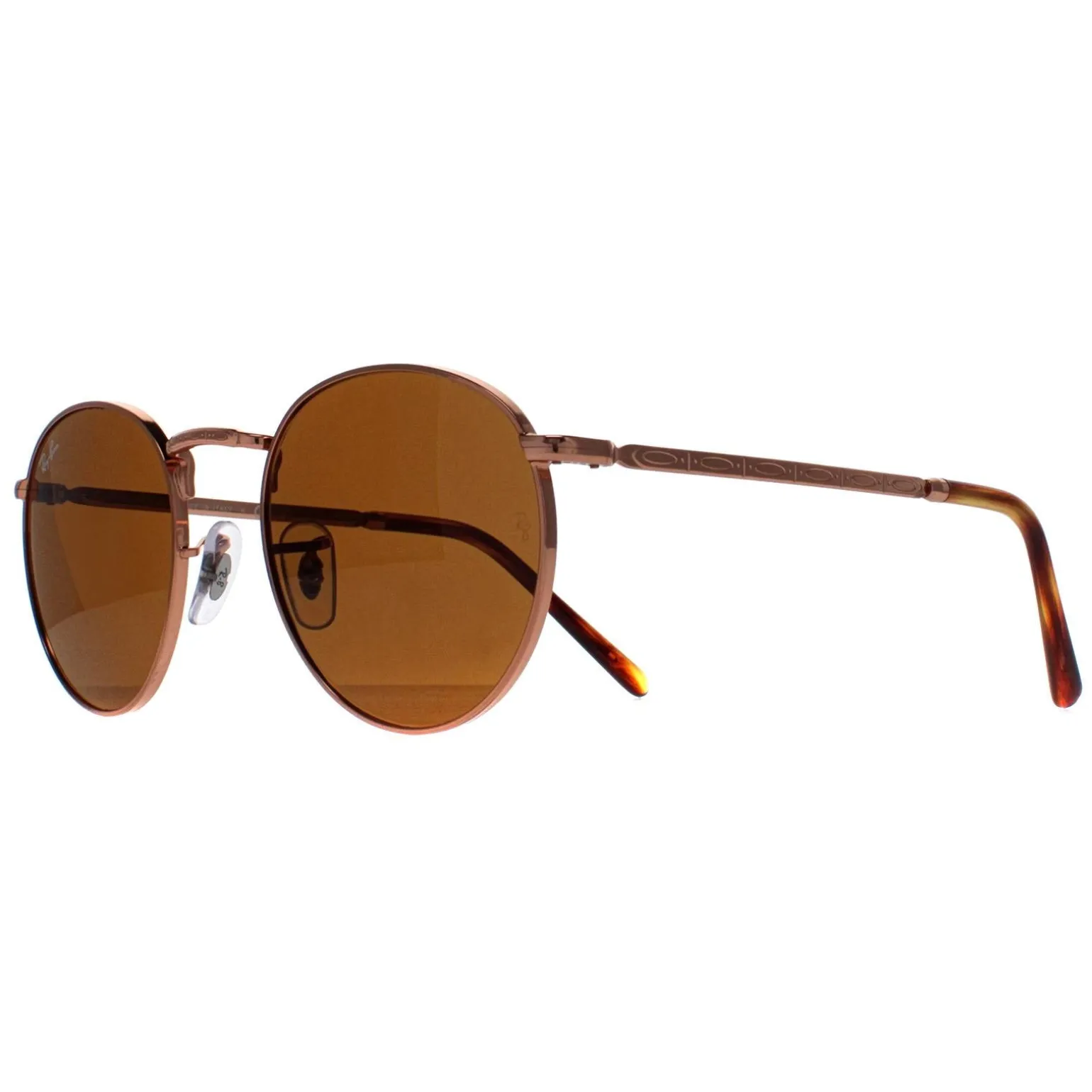 Ray-Ban Sunglasses RB3637 New Round 920233 Rose Gold Brown