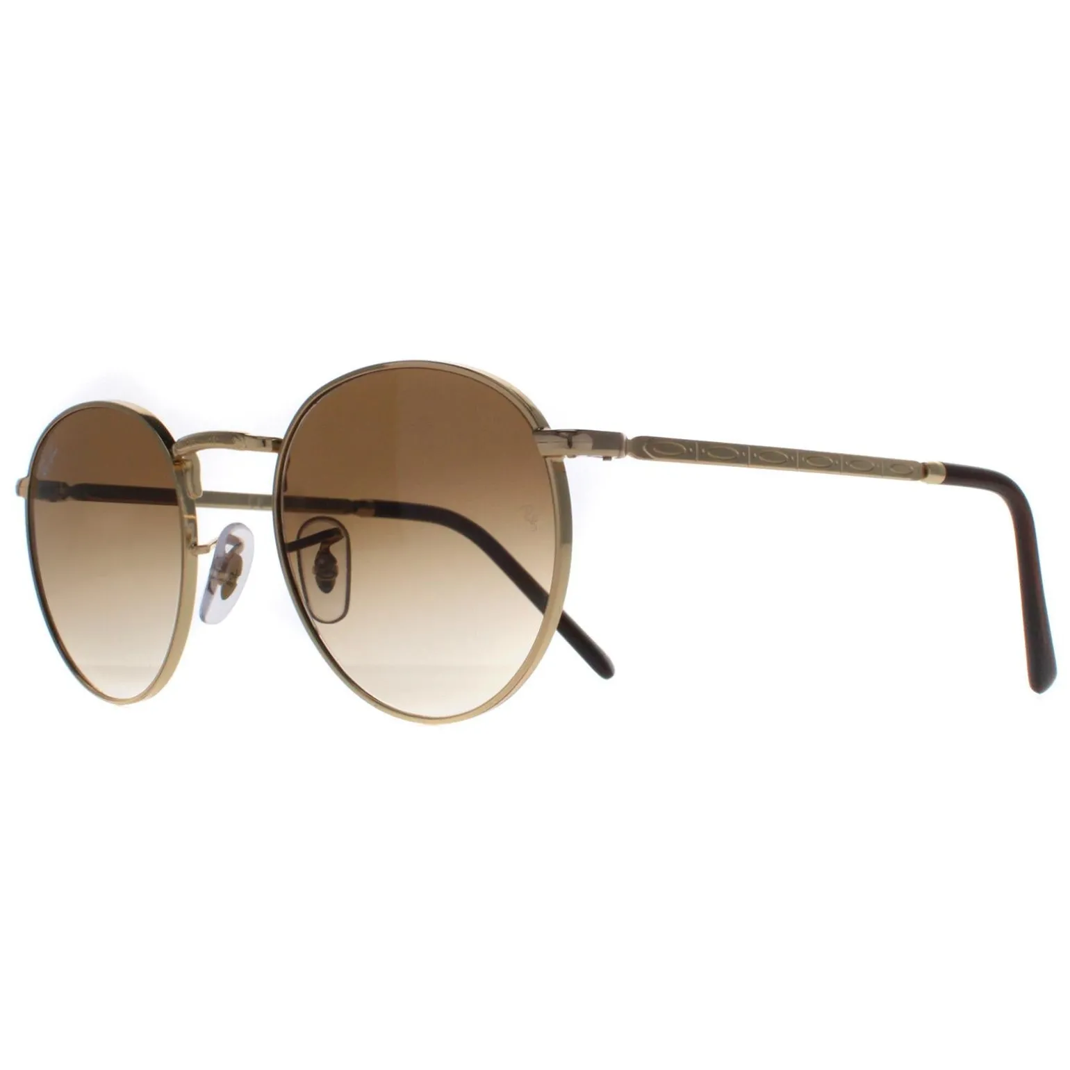 Ray-Ban Sunglasses RB3637 New Round 001/51 Gold Brown Gradient