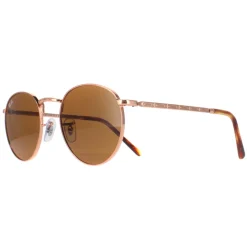 Ray-Ban Sunglasses RB3637 New Round 920233 Rose Gold Brown
