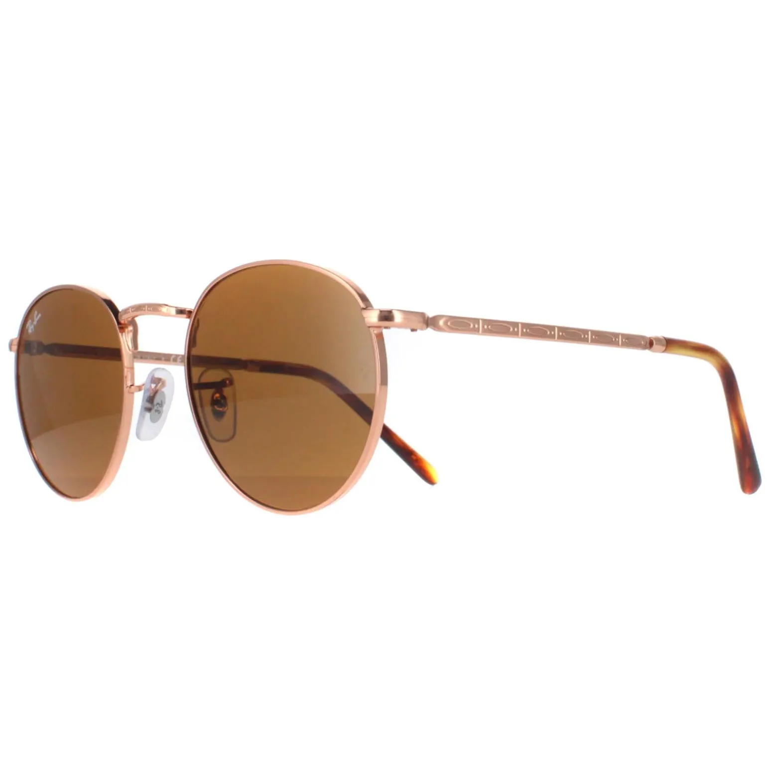 Ray-Ban Sunglasses RB3637 New Round 920233 Rose Gold Brown