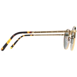 Ray-Ban Sunglasses RB3637 New Round 919631 Gold Green