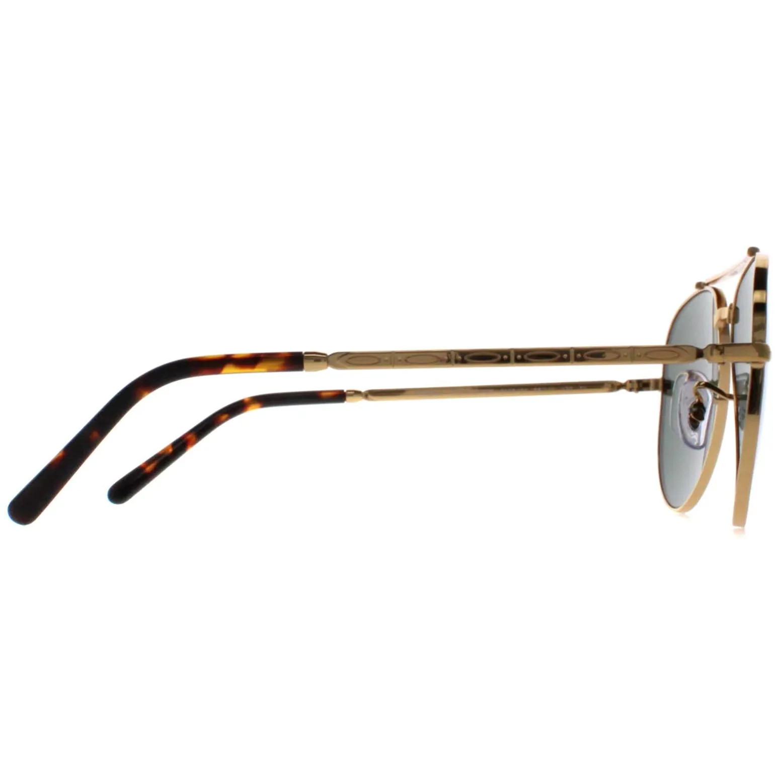 Ray-Ban Sunglasses RB3625 New Aviator 919631 Polished Gold Green