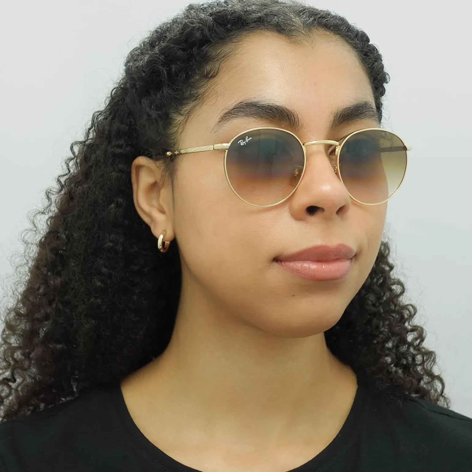 Ray-Ban Sunglasses RB3637 New Round 001/51 Gold Brown Gradient