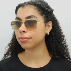 Ray-Ban Sunglasses RB3636 New Caravan 001/51 Gold Brown Gradient