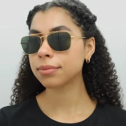 Ray-Ban Sunglasses RB3636 New Caravan 919631 Gold Green