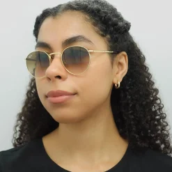 Ray-Ban Sunglasses RB3637 New Round 001/51 Gold Brown Gradient