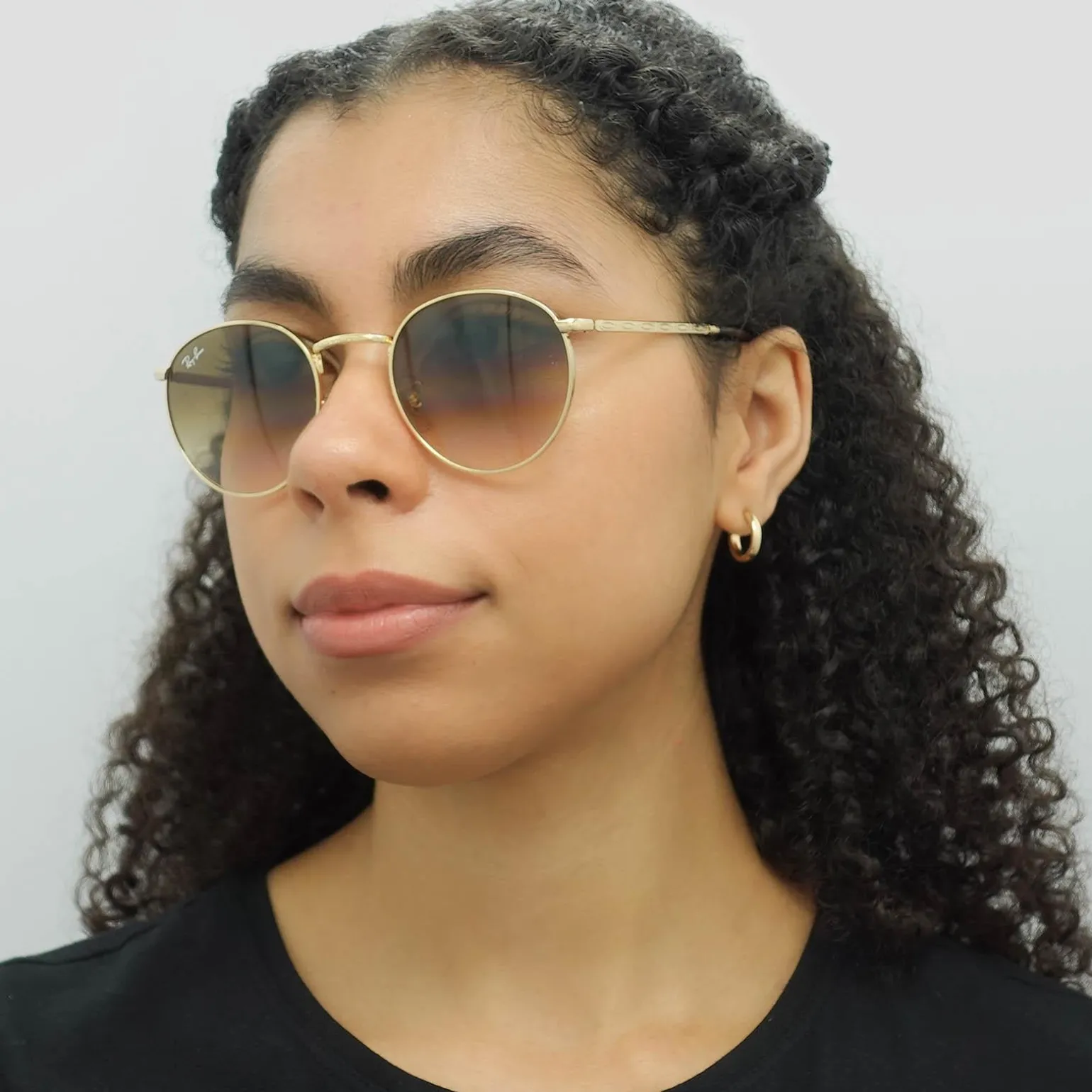 Ray-Ban Sunglasses RB3637 New Round 001/51 Gold Brown Gradient