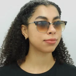 Ray-Ban Sunglasses RB4416 New Clubmaster 710/51 Havana Brown Gradient