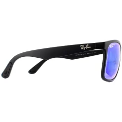 Ray-Ban Sunglasses RB4264 601SA1 Matte Black Blue Flash Polarized Chro