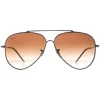 Ray-Ban Sunglasses RB0101S Aviator Reverse 004/CB Gunmetal Brown Gradi