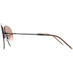 Ray-Ban Sunglasses RB0101S Aviator Reverse 004/CB Gunmetal Brown Gradi