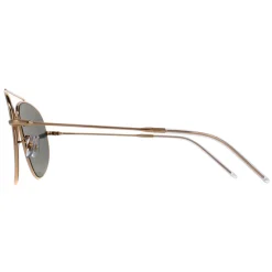 Ray-Ban Sunglasses RB0101S Aviator Reverse 001/VR Gold Green