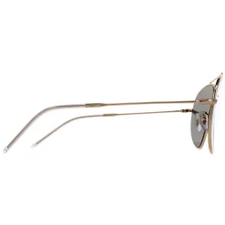 Ray-Ban Sunglasses RB0101S Aviator Reverse 001/VR Gold Green