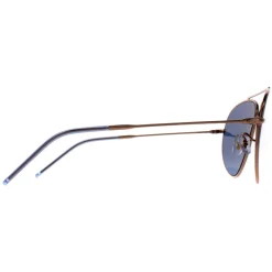 Ray-Ban Sunglasses RB0101S Aviator Reverse 92023A Rose Gold Blue
